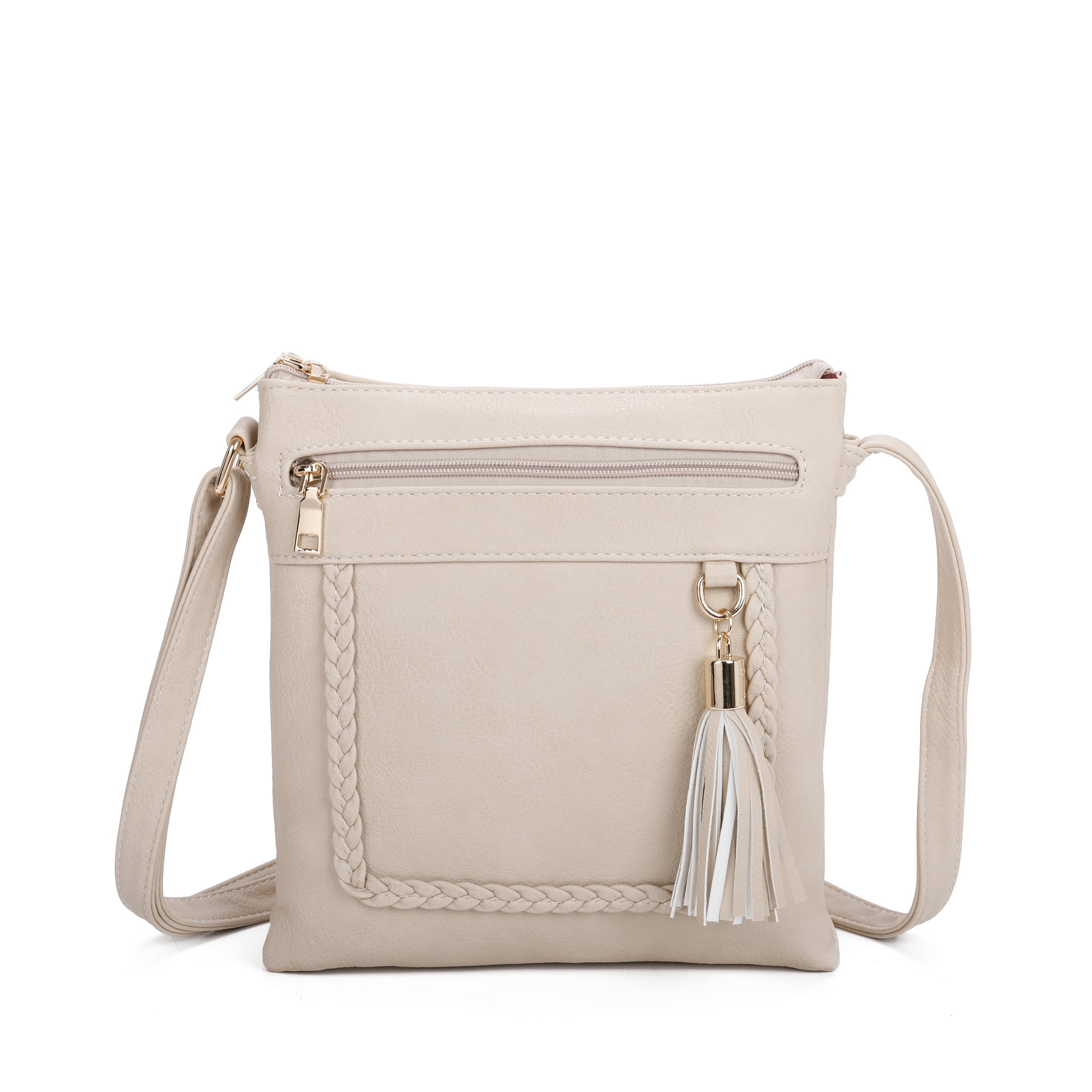 Craze London Crossbody bag withh Outer back zipped pocket