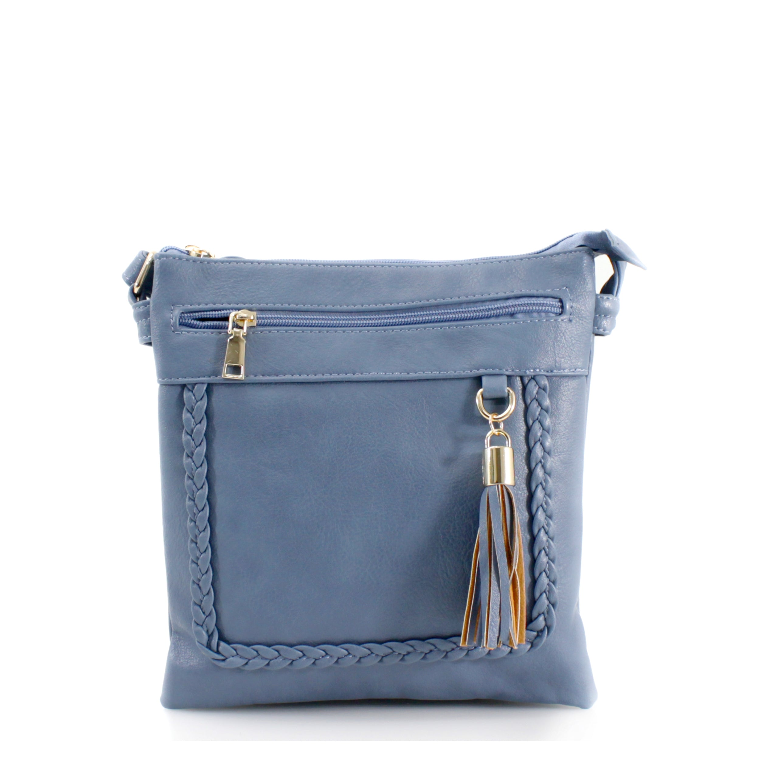 Craze London Crossbody bag withh Outer back zipped pocket