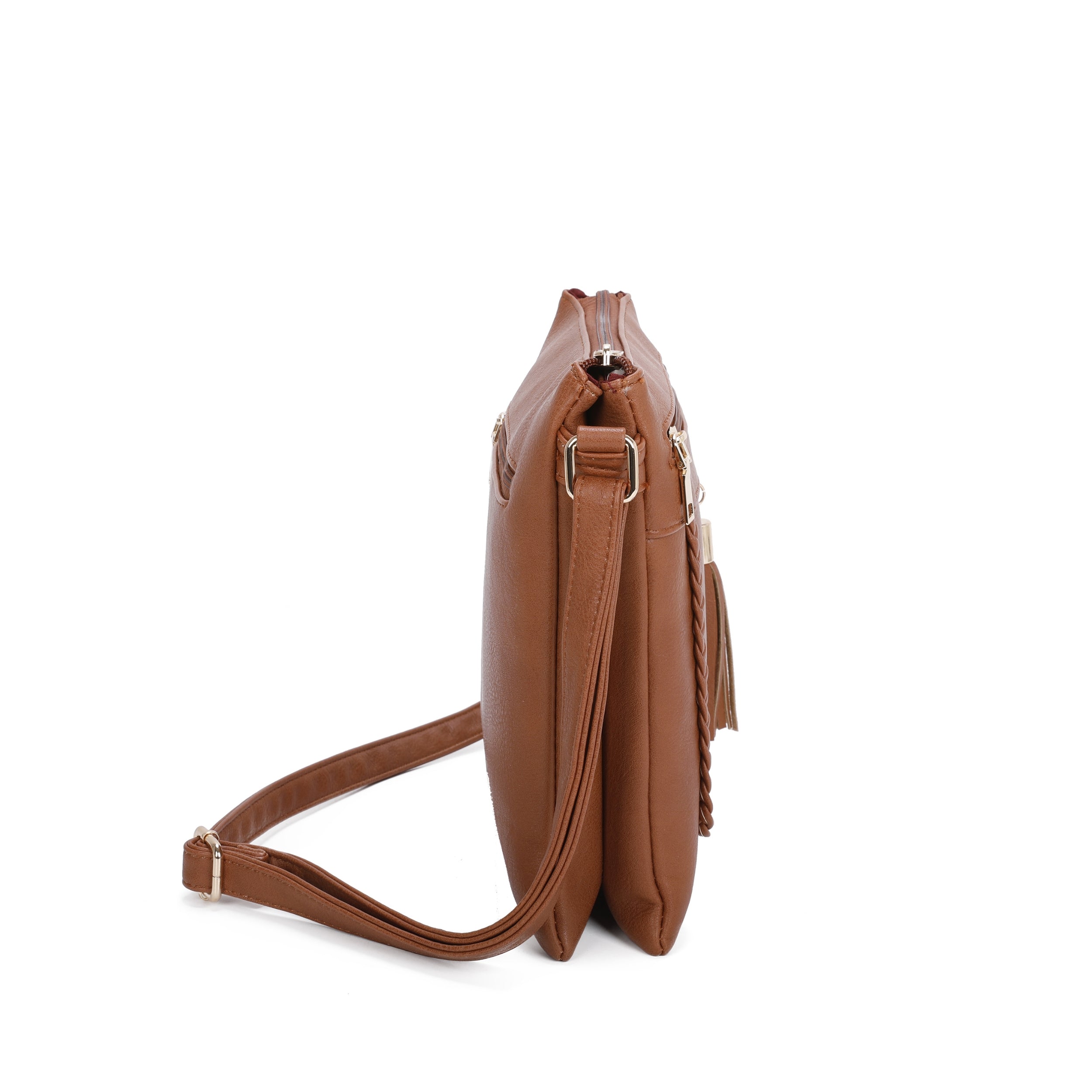Craze London Crossbody bag withh Outer back zipped pocket