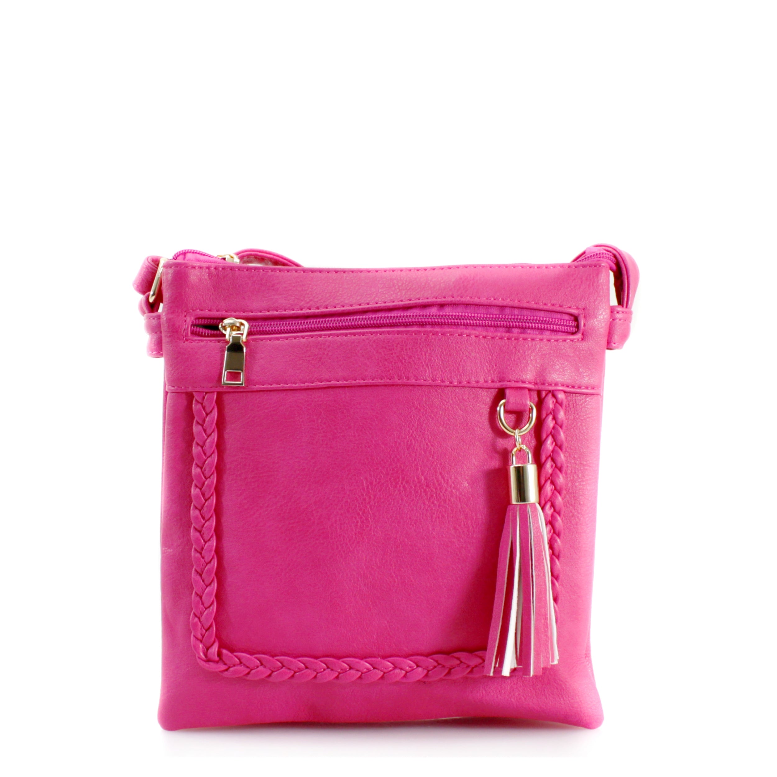 Craze London Crossbody bag withh Outer back zipped pocket