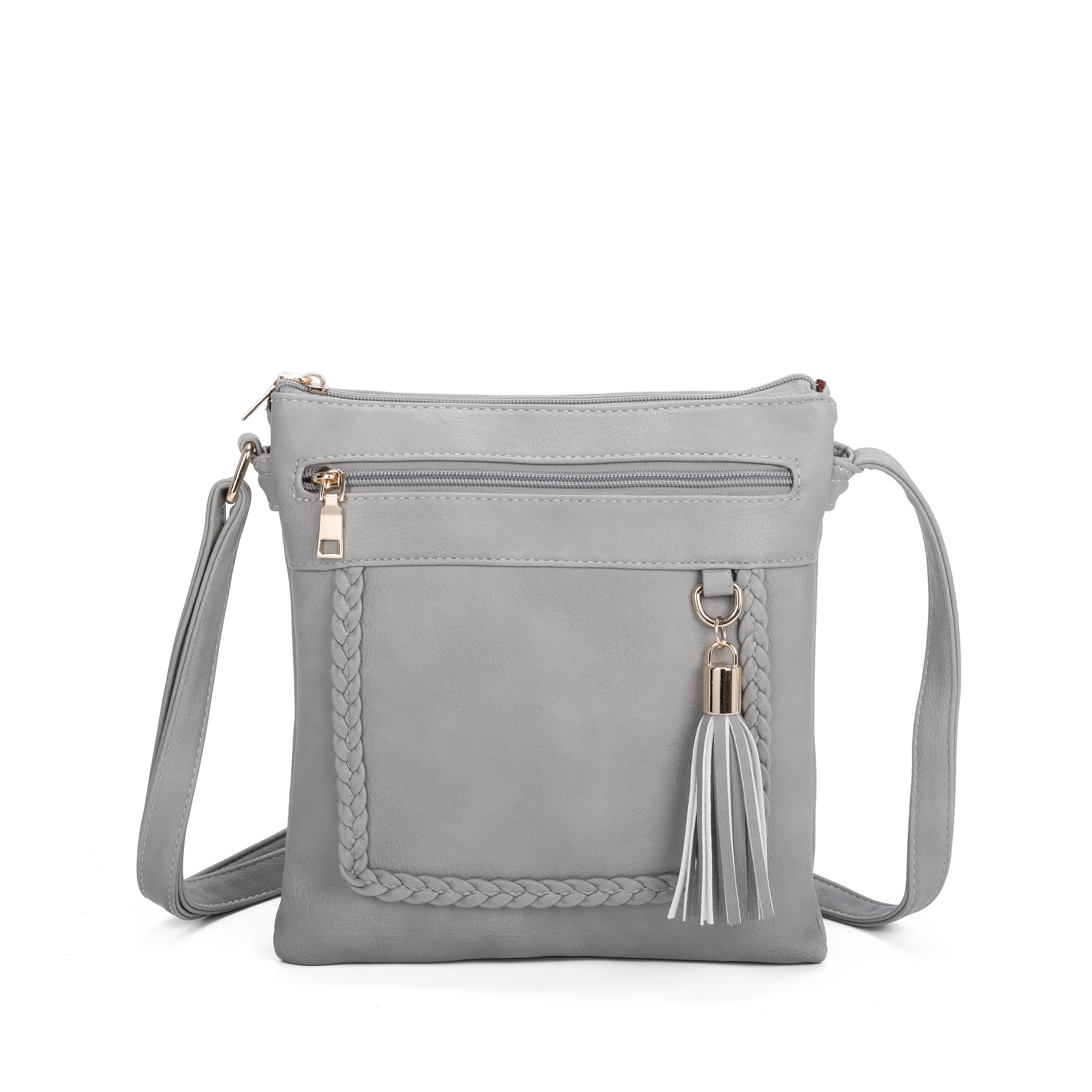 Craze London Crossbody bag withh Outer back zipped pocket