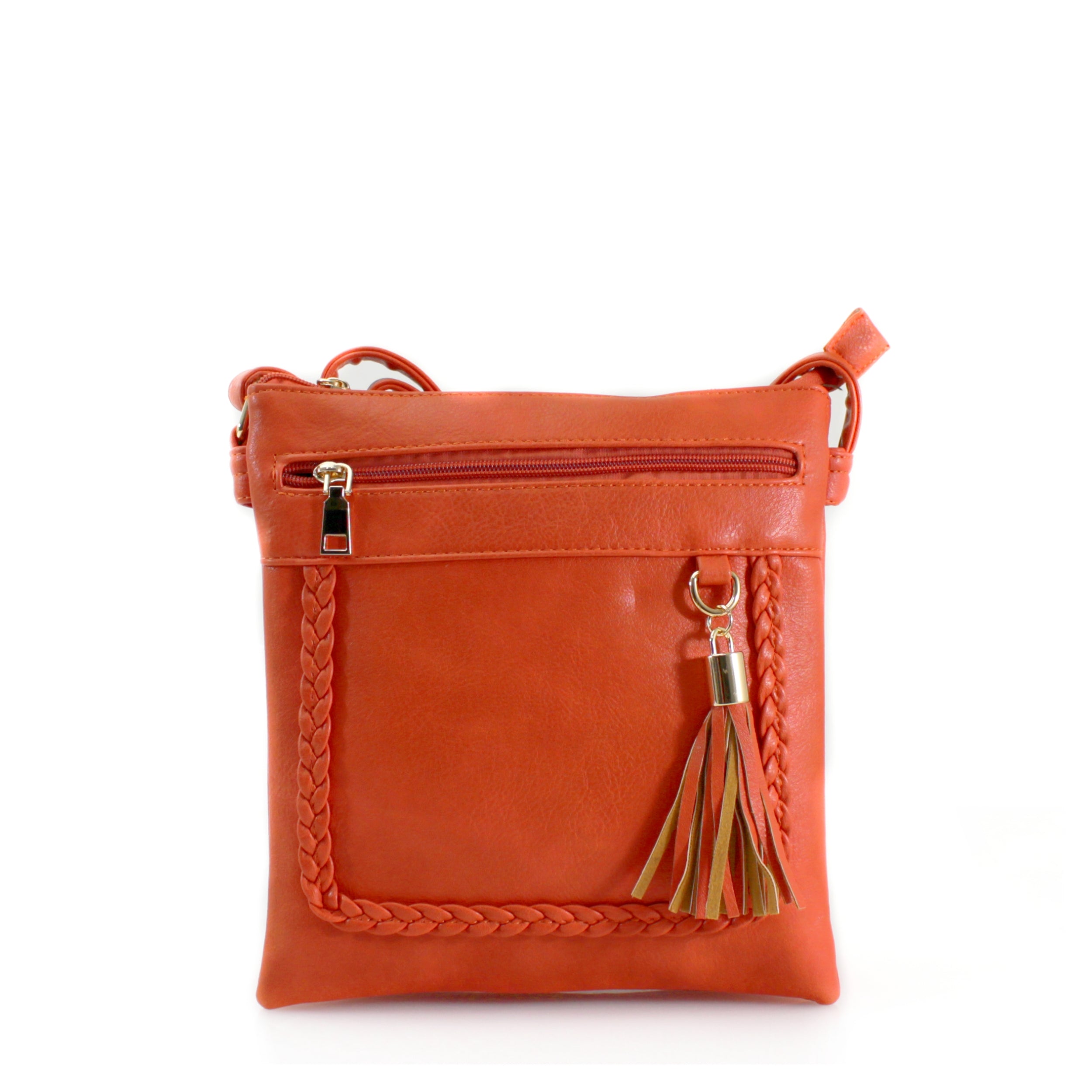 Craze London Crossbody bag withh Outer back zipped pocket
