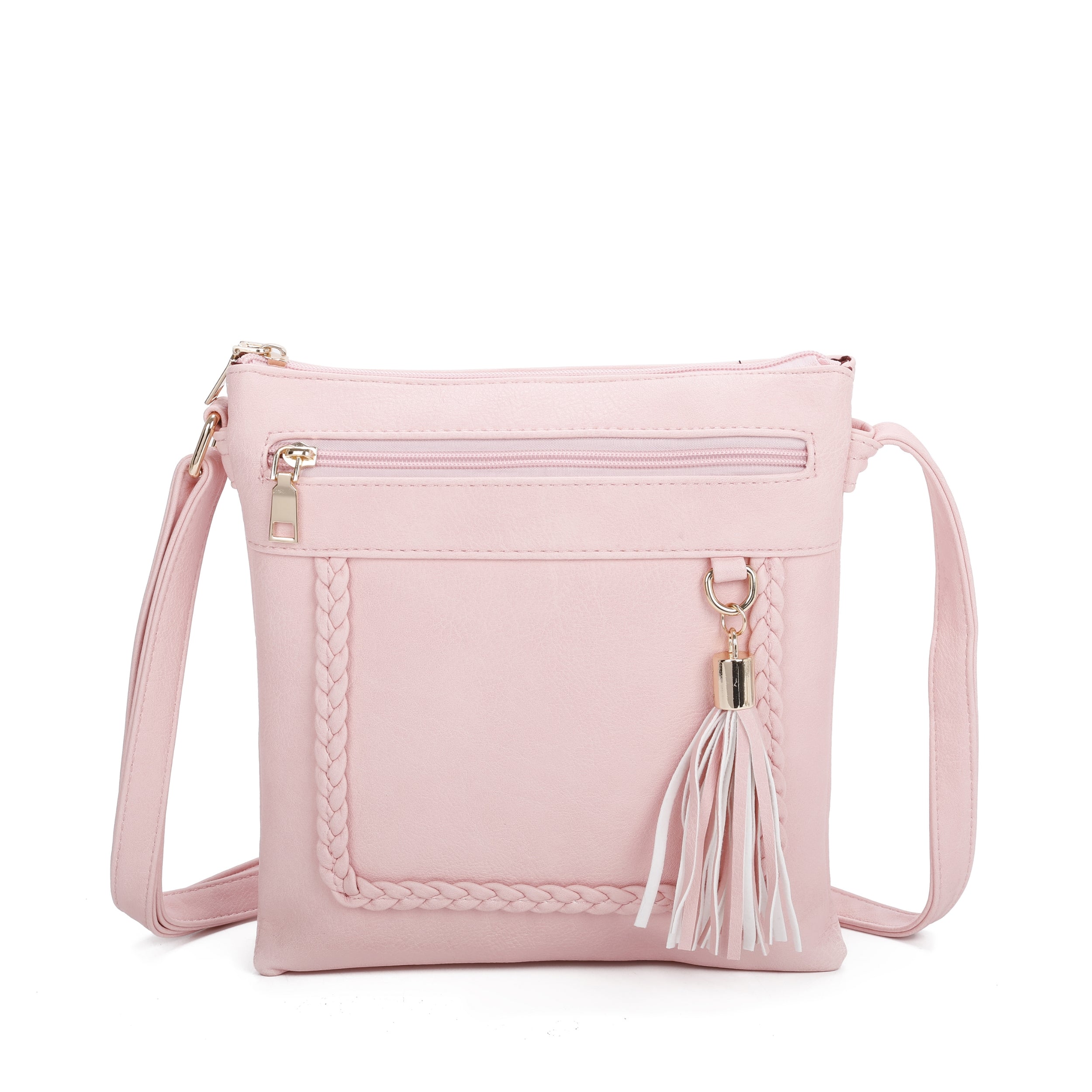 Craze London Crossbody bag withh Outer back zipped pocket