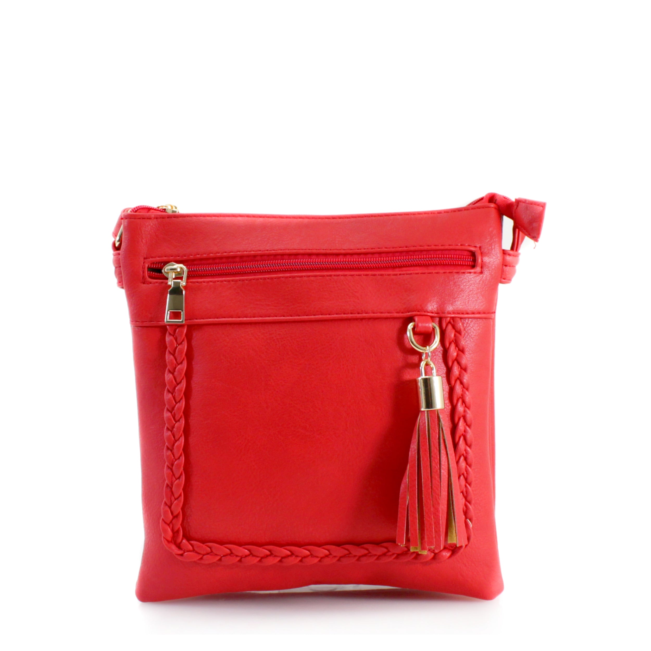 Craze London Crossbody bag withh Outer back zipped pocket