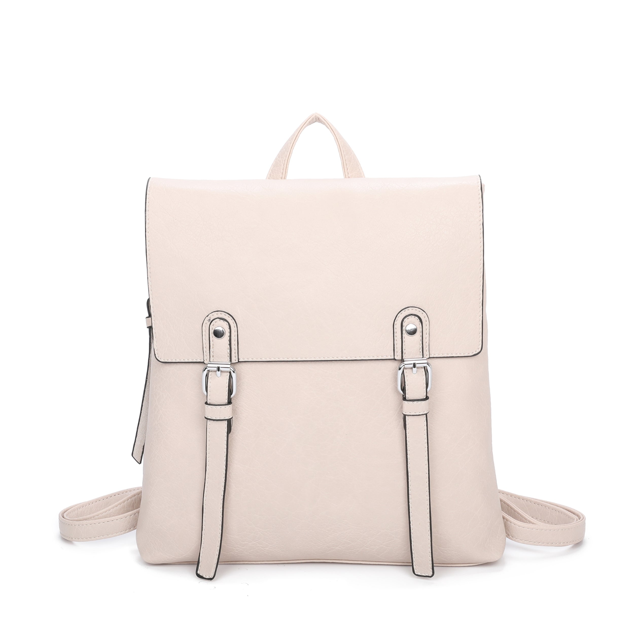 Craze London Double Buckles decoration Backpack