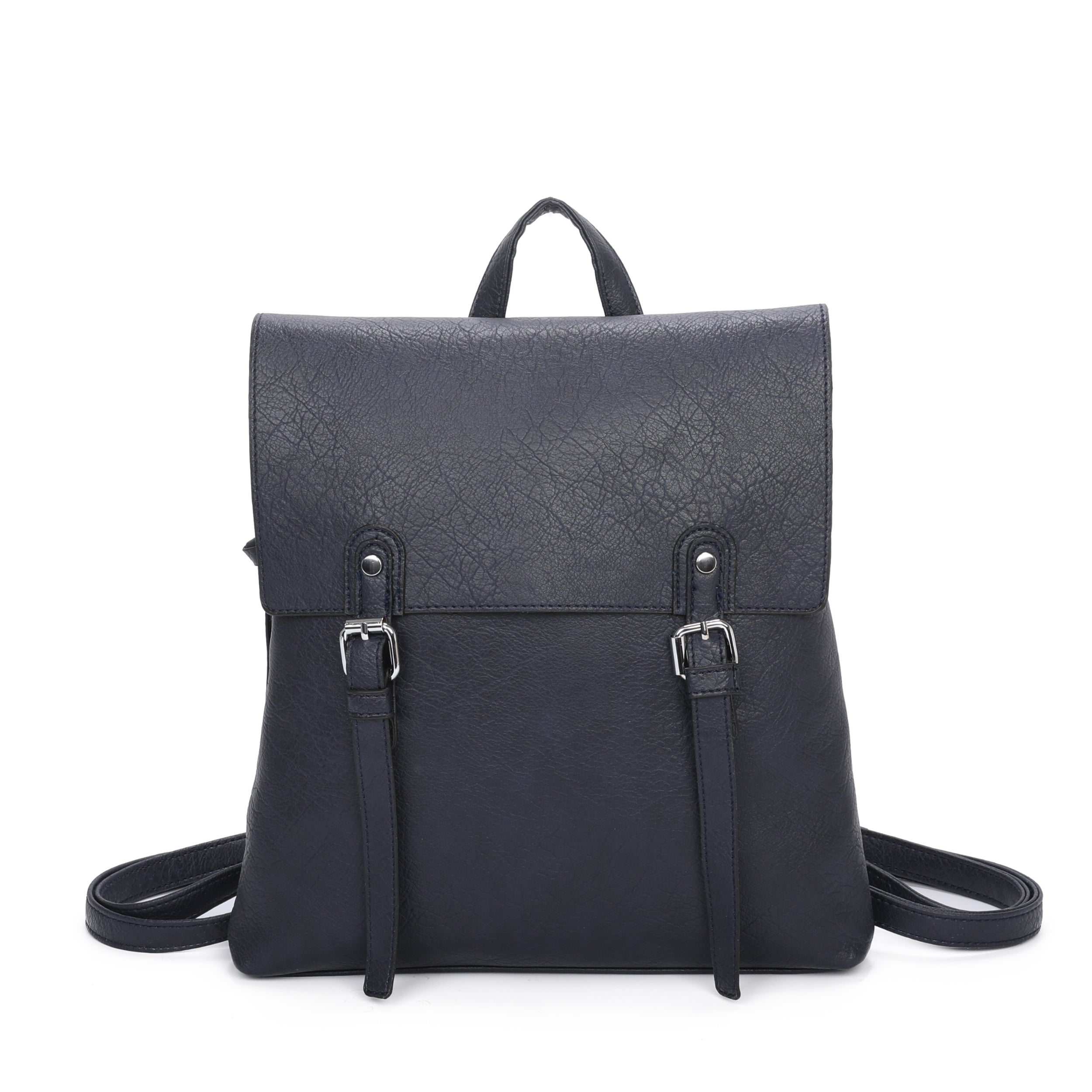 Craze London Double Buckles decoration Backpack