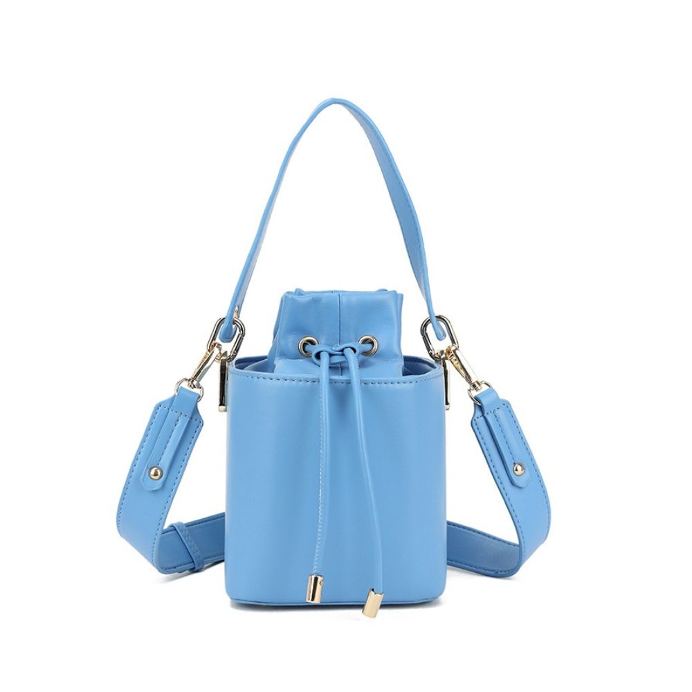 Craze London Faux Leather Bucket Bag