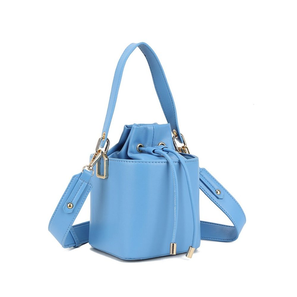 Craze London Faux Leather Bucket Bag