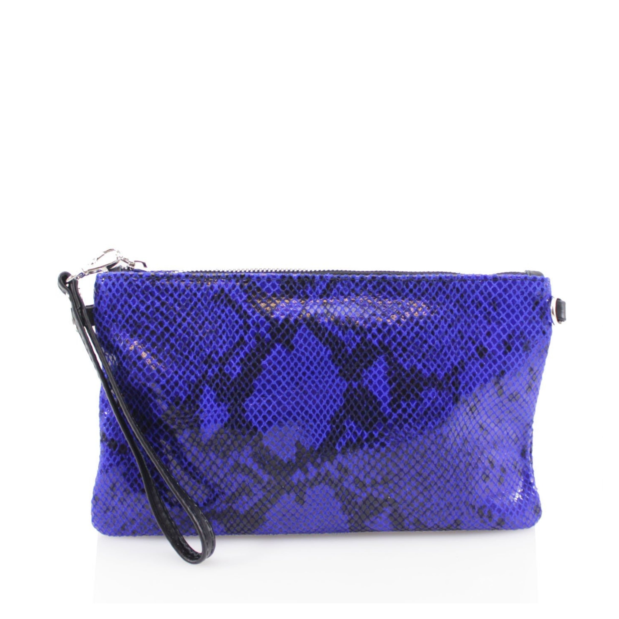 Craze London Leather Clutch Bag