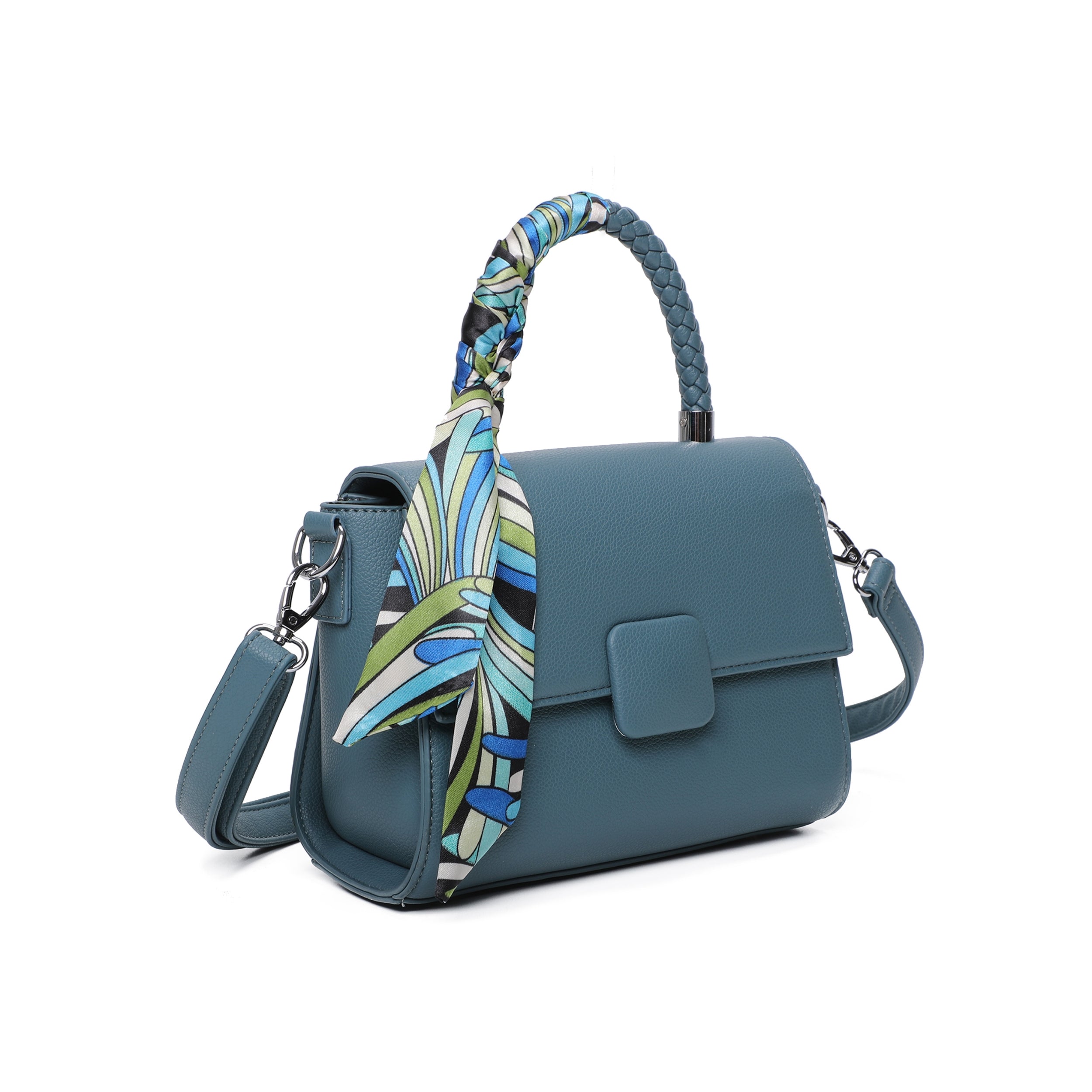Craze London Medium Grab Bag with Scarf