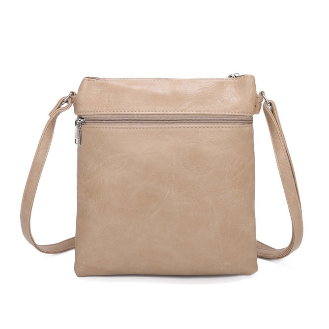 Craze London Messenger bag with 5 Zipped Pockets