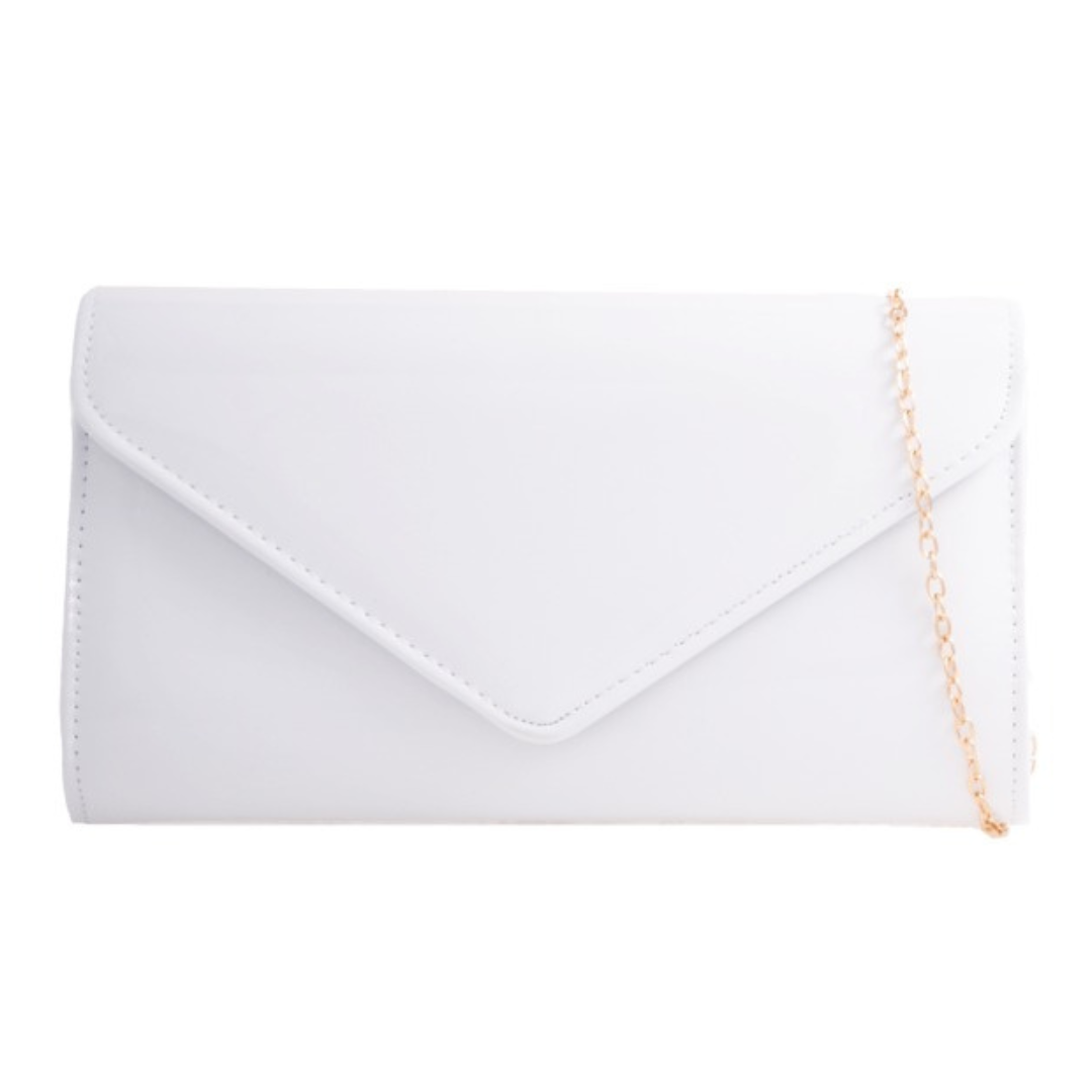 Craze London Patent Clutch Bag
