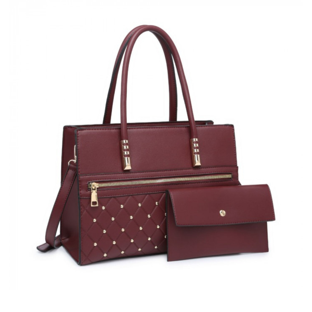 Craze London Satchel Handbag with matching purse