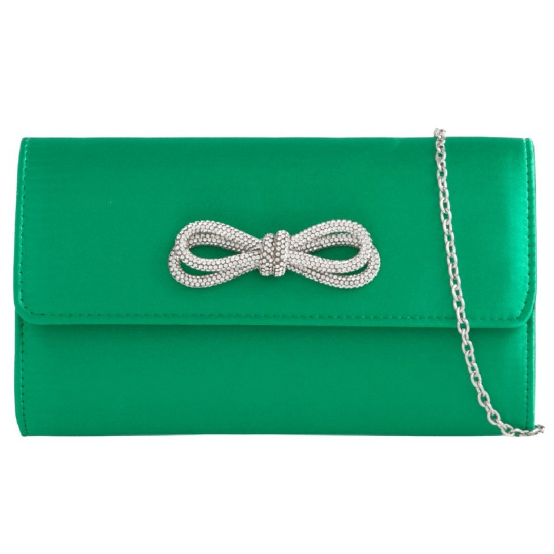 Craze London Satin Clutch Bag
