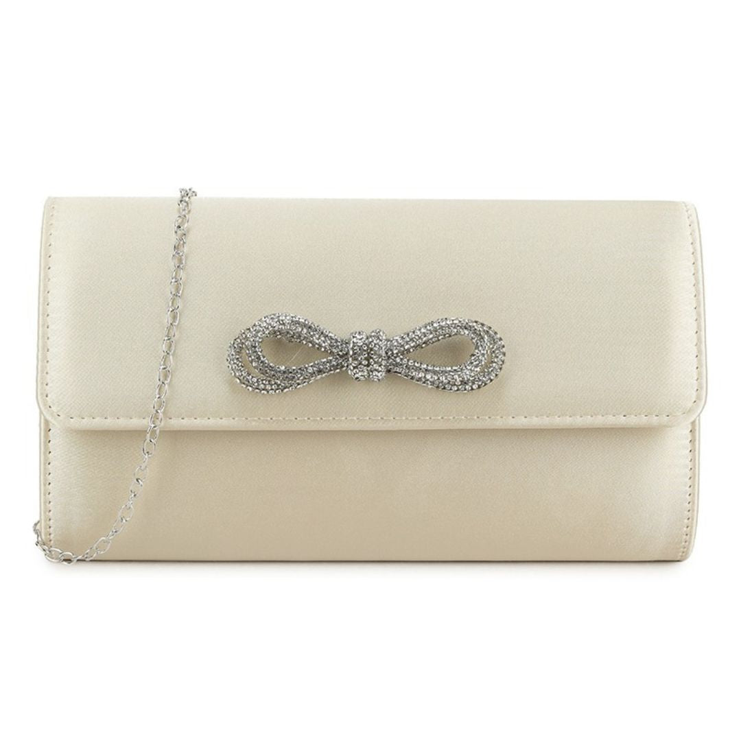 Craze London Satin Clutch Bag