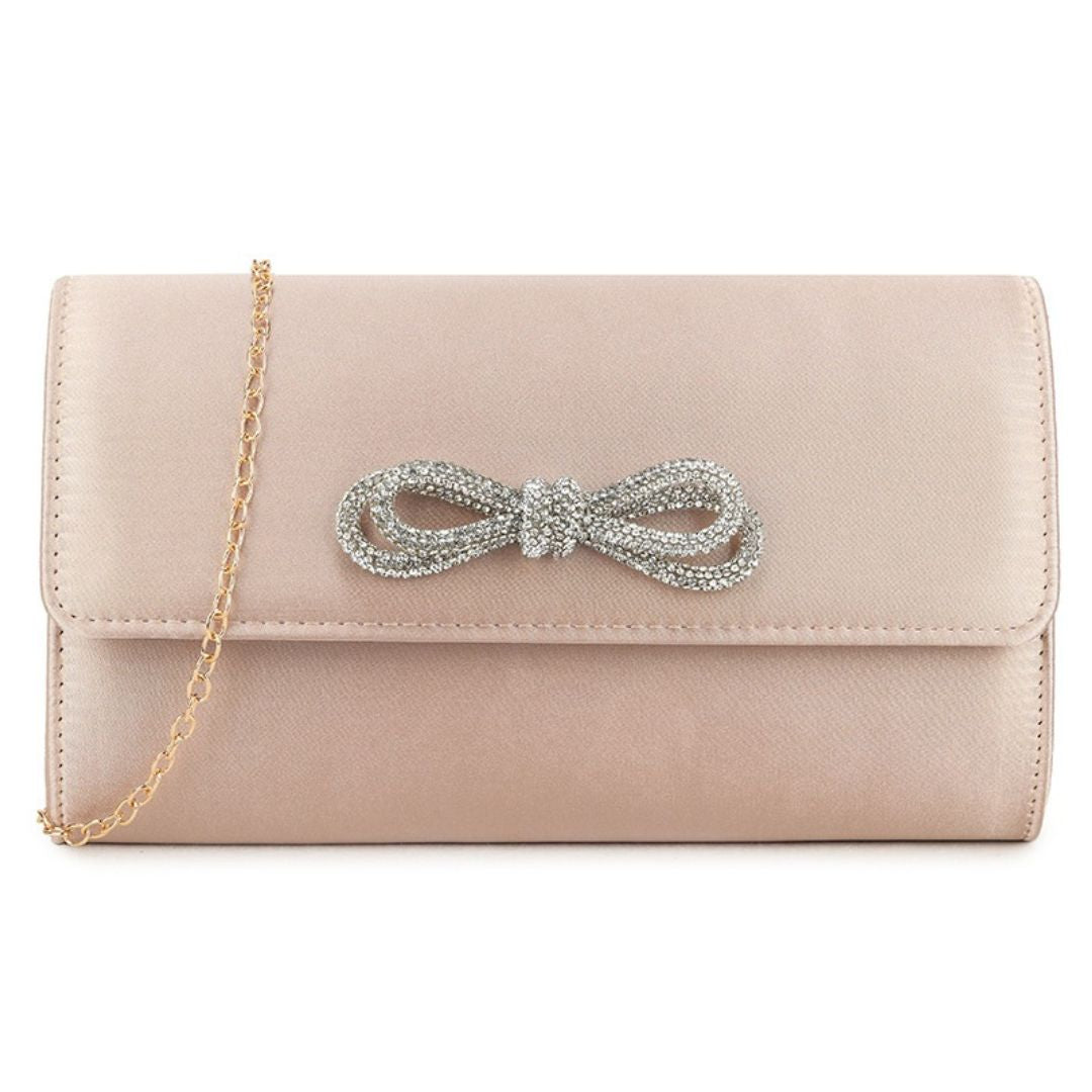 Craze London Satin Clutch Bag
