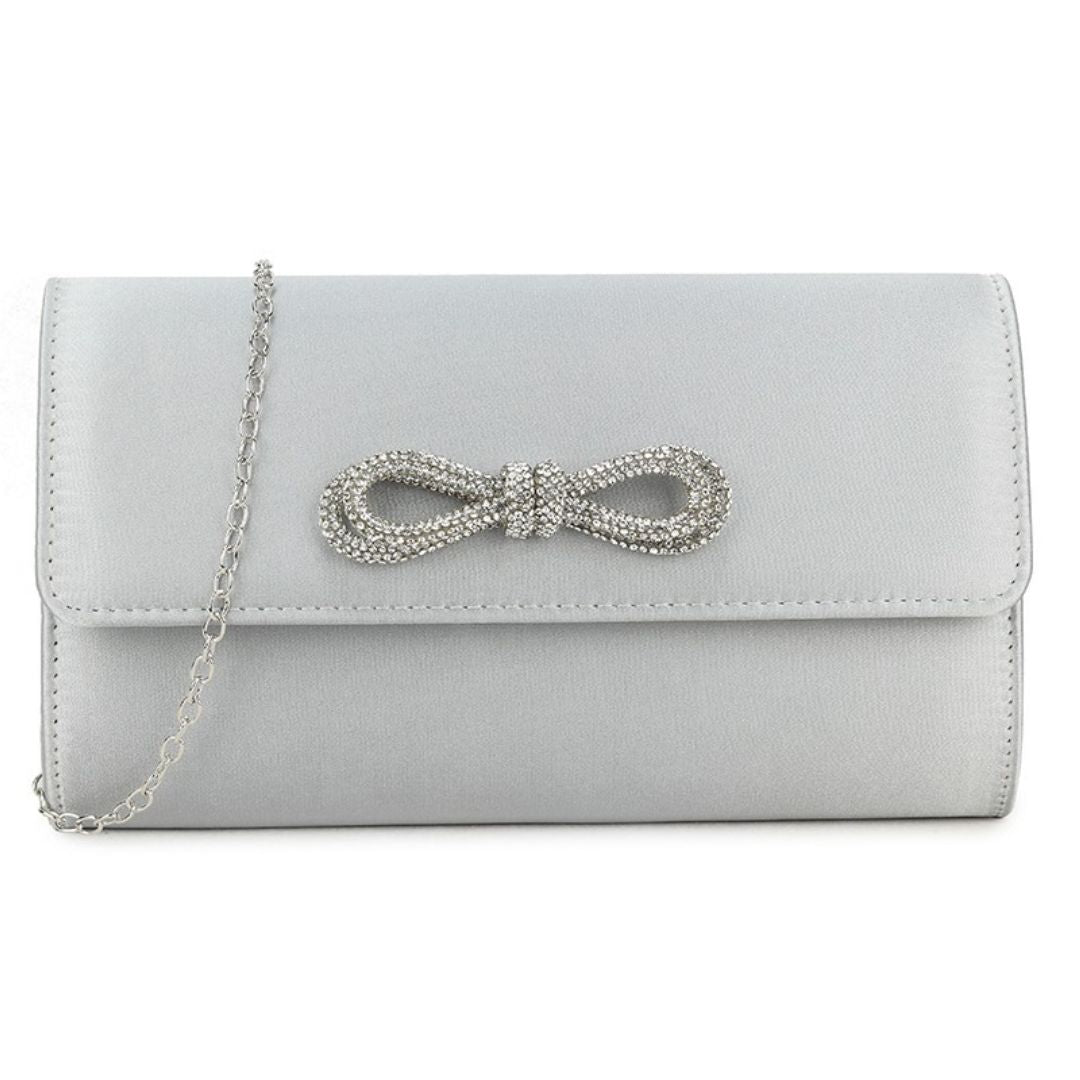 Craze London Satin Clutch Bag