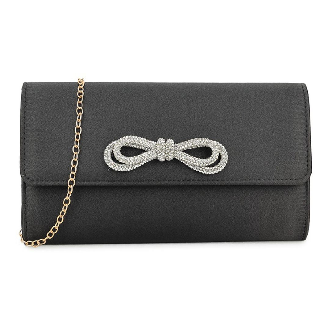 Craze London Satin Clutch Bag
