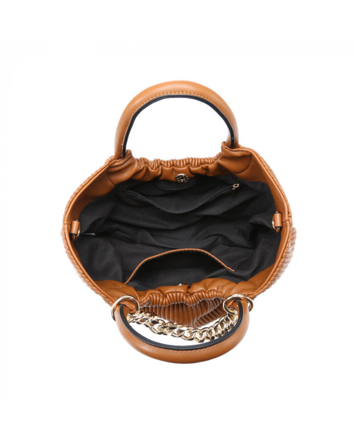 Craze London Shoulder bag with Two Handles and Metal Chain