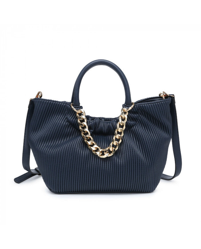 Craze London Shoulder bag with Two Handles and Metal Chain