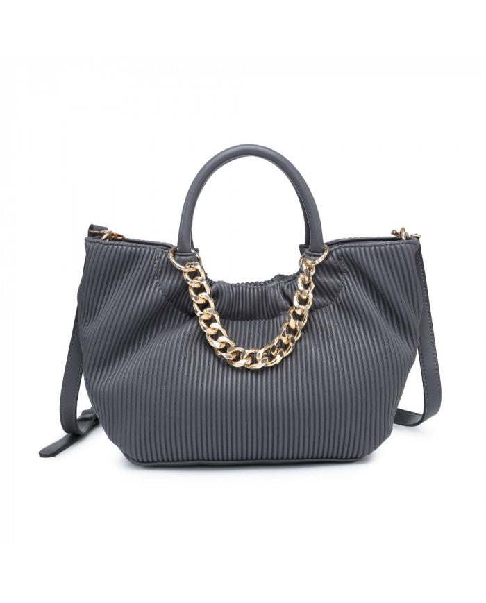 Craze London Shoulder bag with Two Handles and Metal Chain