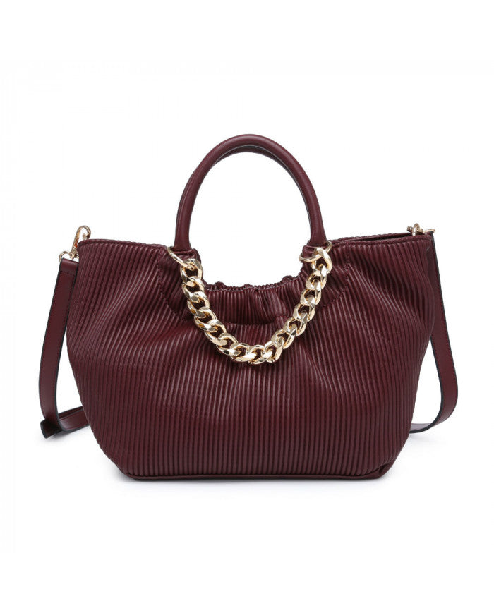 Craze London  Shoulder bag with Two Handles and Metal Chain