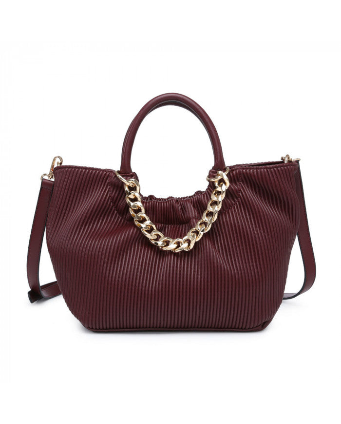Craze London Shoulder bag with Two Handles and Metal Chain