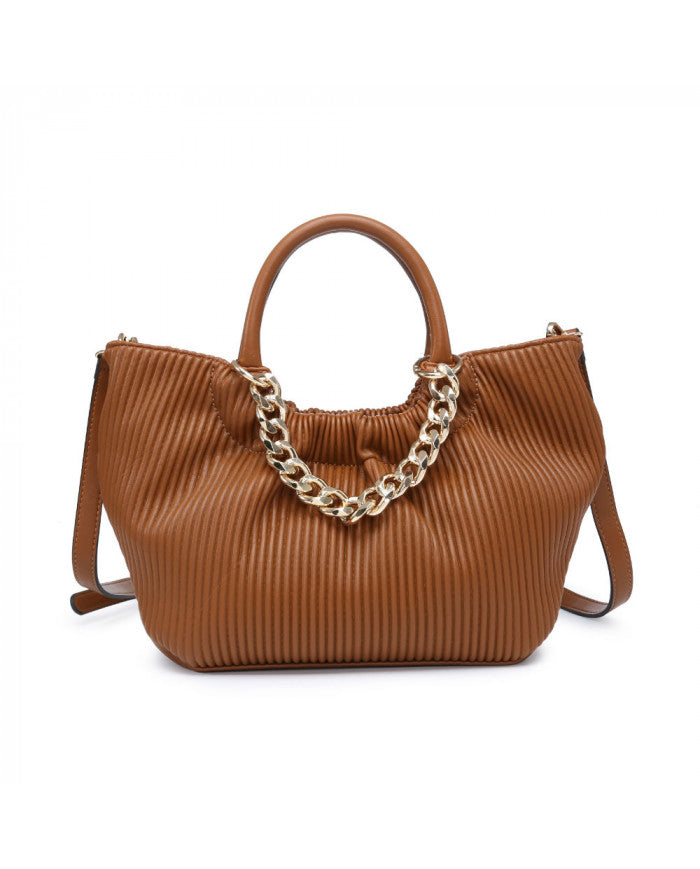 Craze London Shoulder bag with Two Handles and Metal Chain