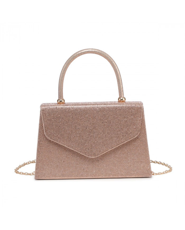 Craze London Single Side Diamante bag