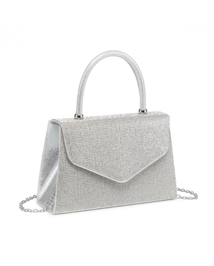 Craze London Single Side Diamante bag