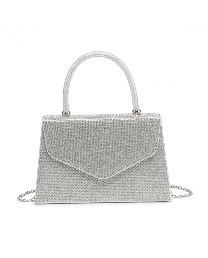 Craze London Single Side Diamante bag