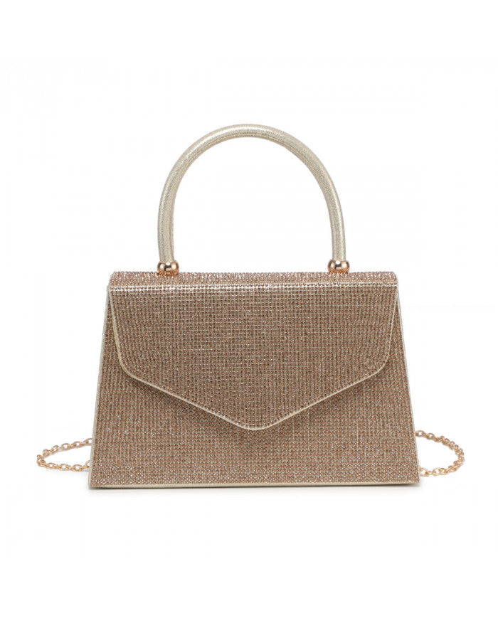 Craze London Single Side Diamante bag