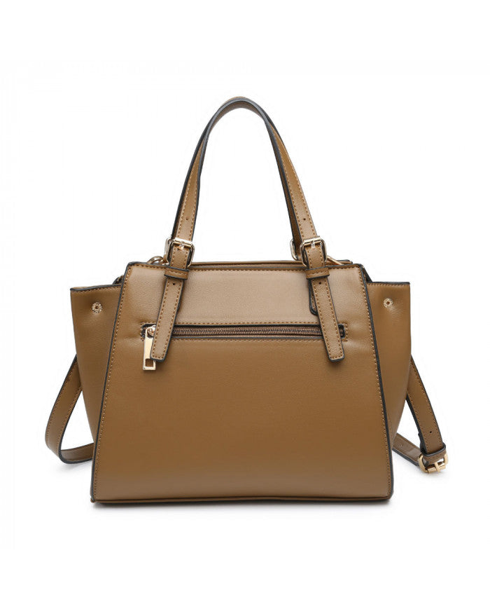 Craze London Small Tote with leopard pattern