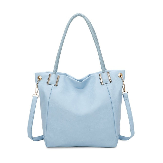 Craze London Tote Bag Featuring an external zipped pocket