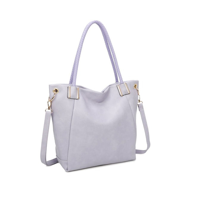 Craze London Tote Bag Featuring an external zipped pocket