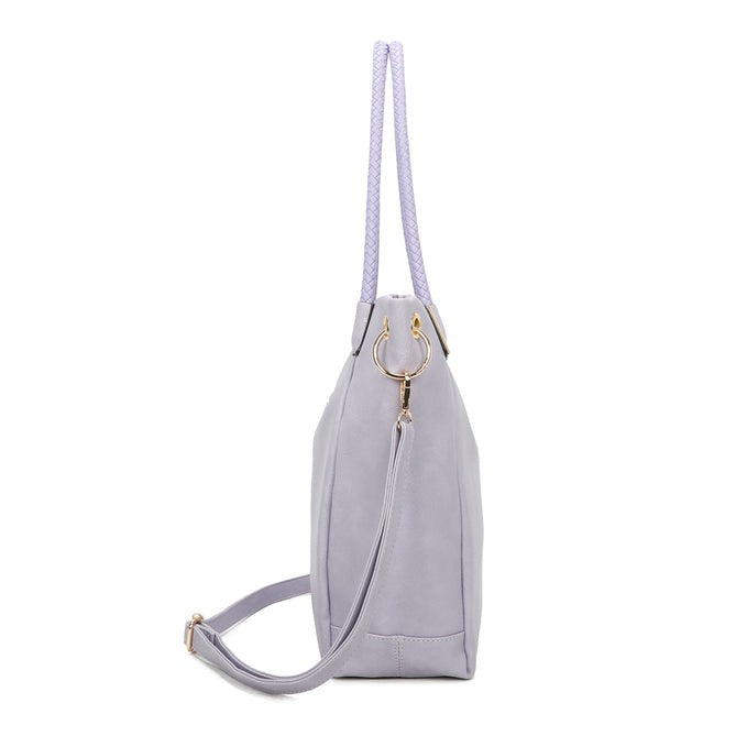 Craze London Tote Bag Featuring an external zipped pocket