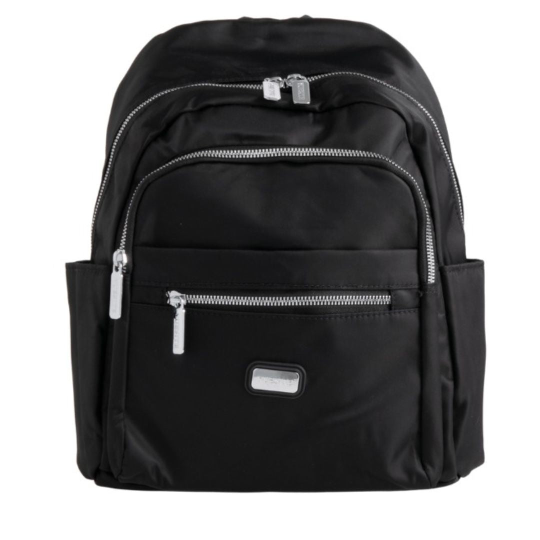 Craze London Versatile Backpack with zipper compartments & 2 Side Pockets