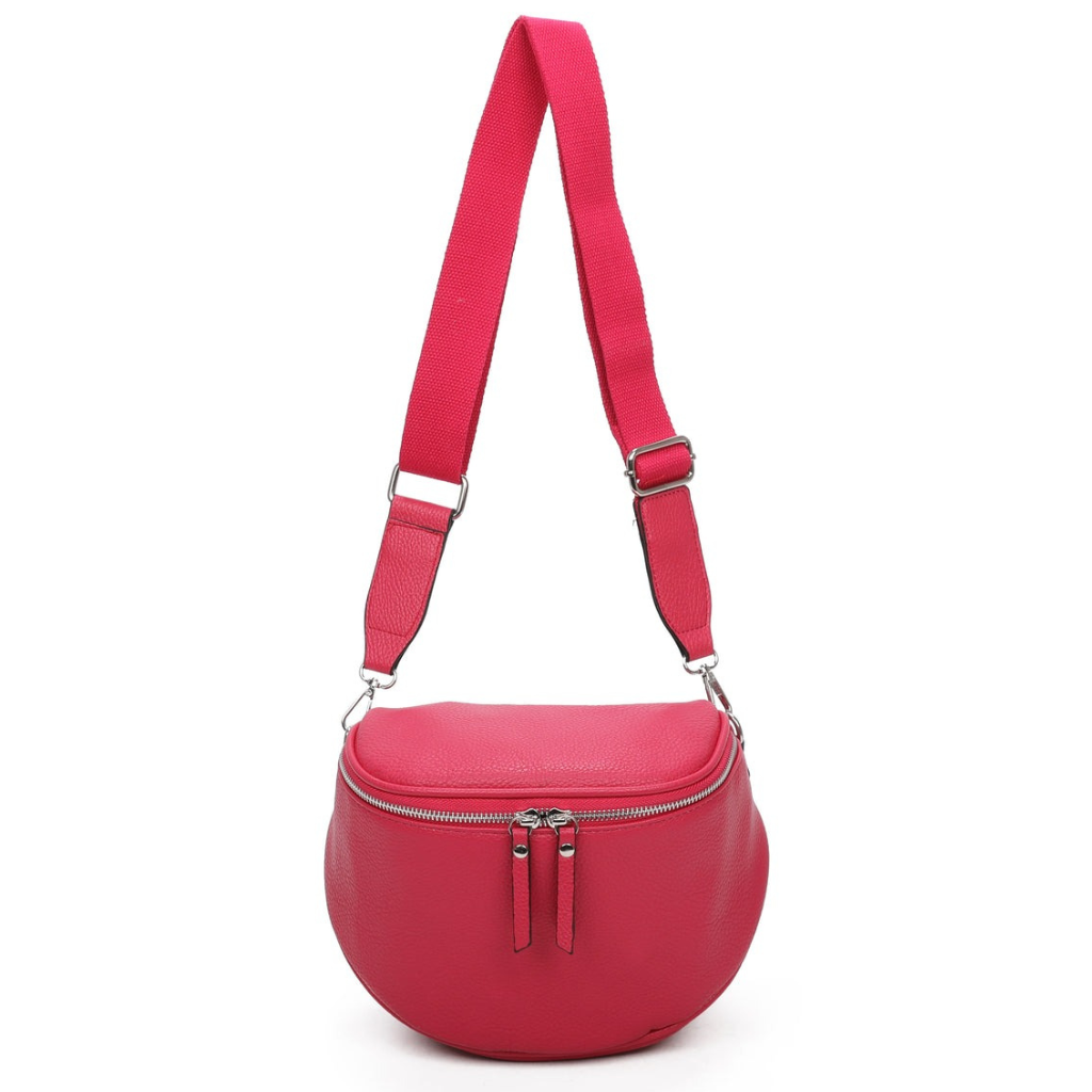 Craze London Crossbody bag with Top Zipper Closure