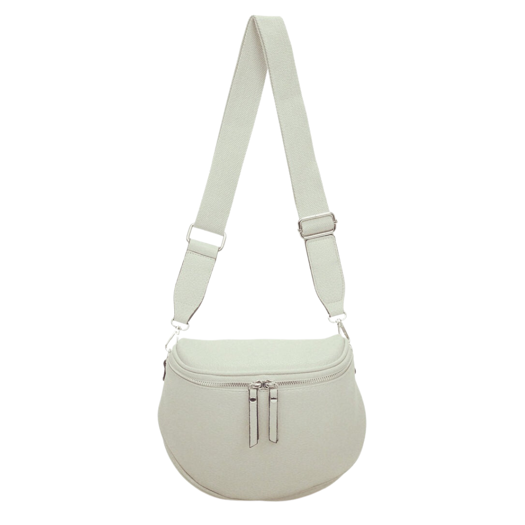 Craze London Crossbody bag with Top Zipper Closure