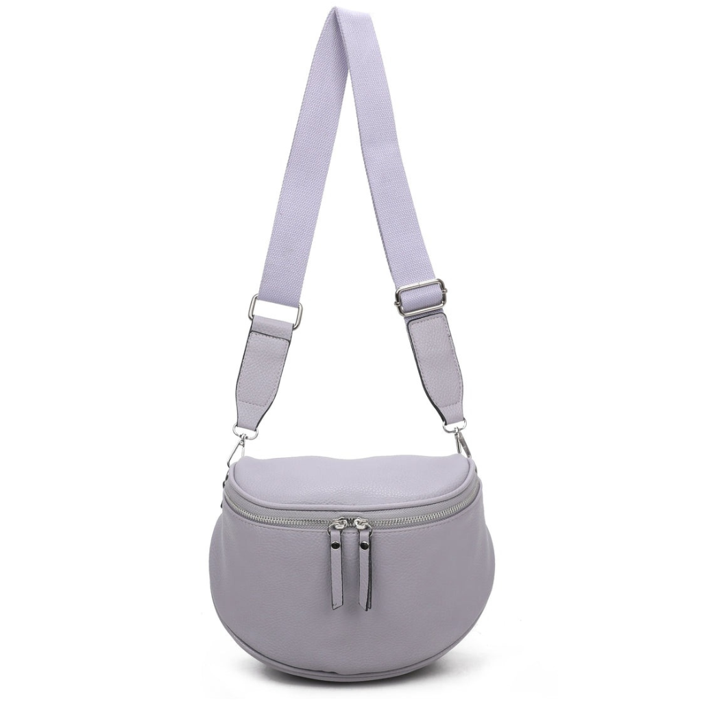 Craze London Crossbody bag with Top Zipper Closure