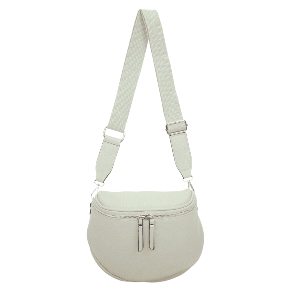 Craze London Crossbody bag with Top Zipper Closure