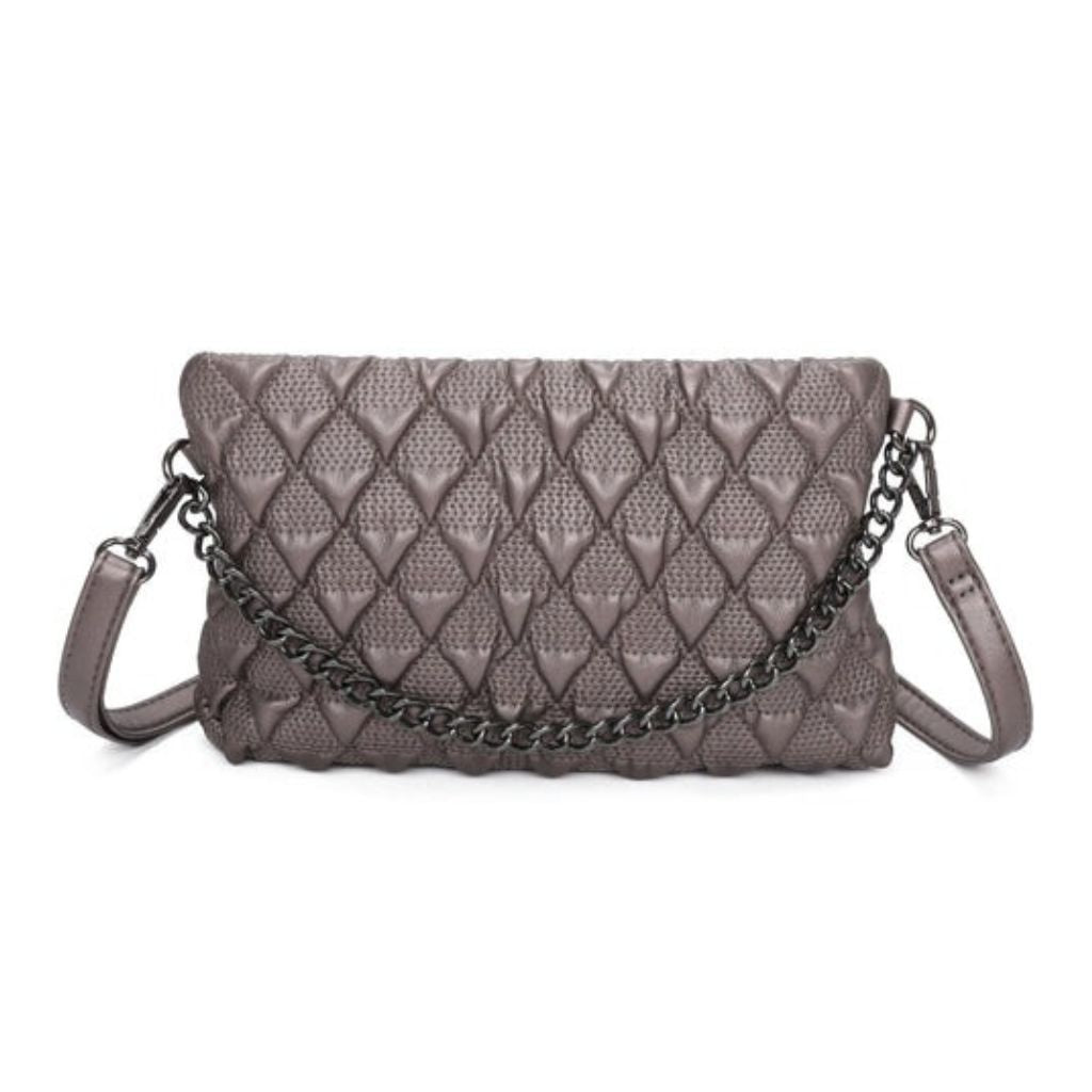 Craze London Traingle Pattern Crossody Bag