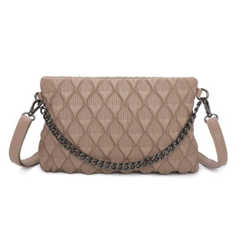 Craze London Traingle Pattern Crossody Bag