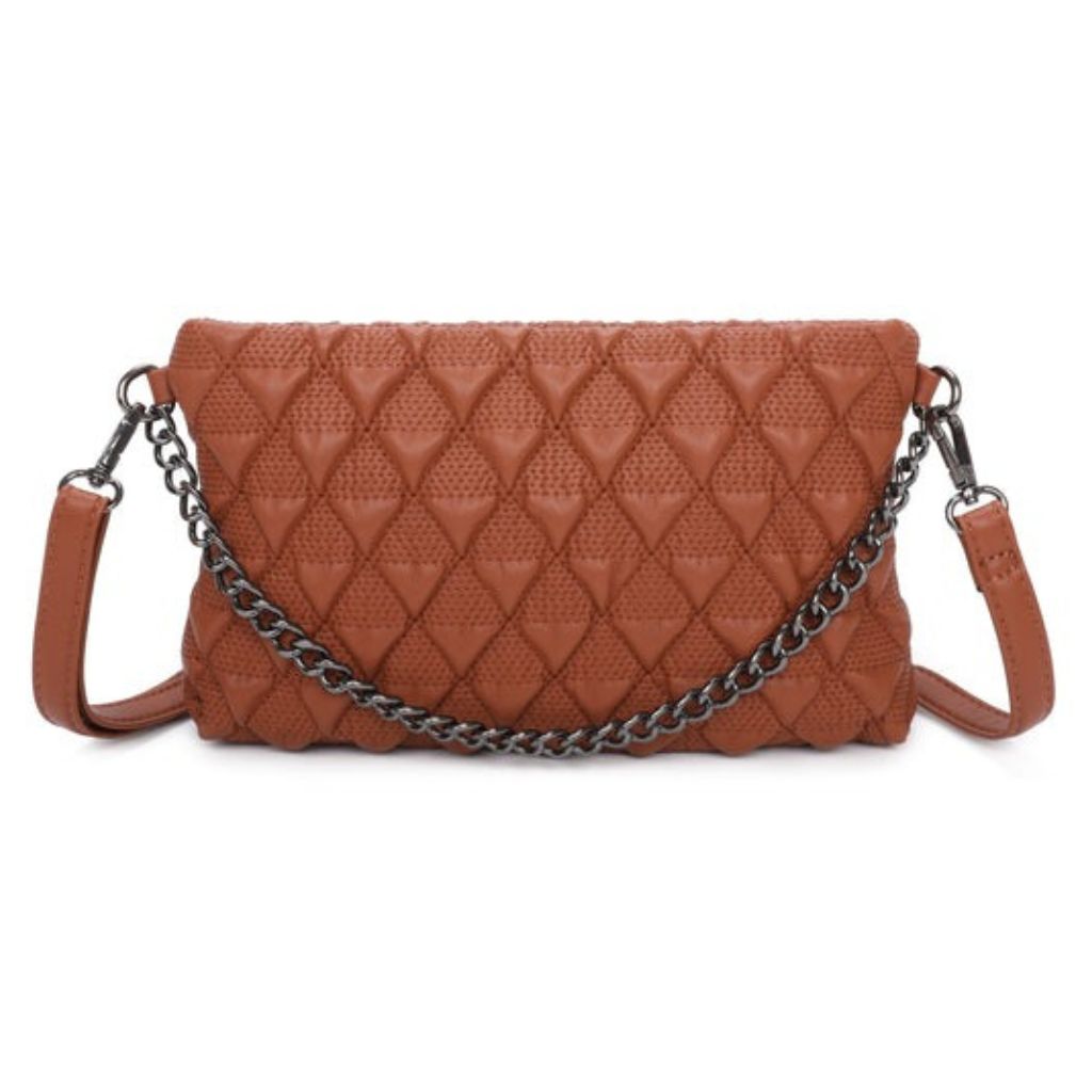 Craze London Traingle Pattern Crossody Bag