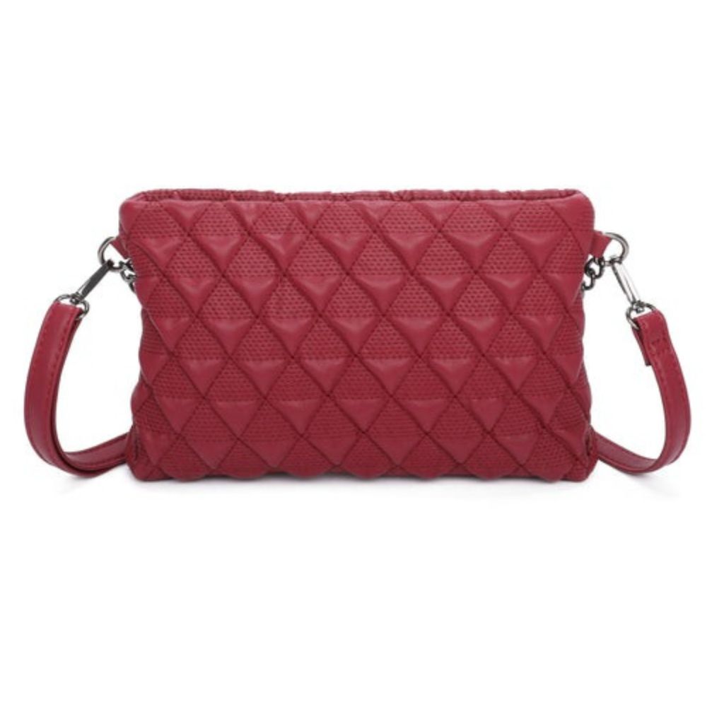 Craze London Traingle Pattern Crossody Bag