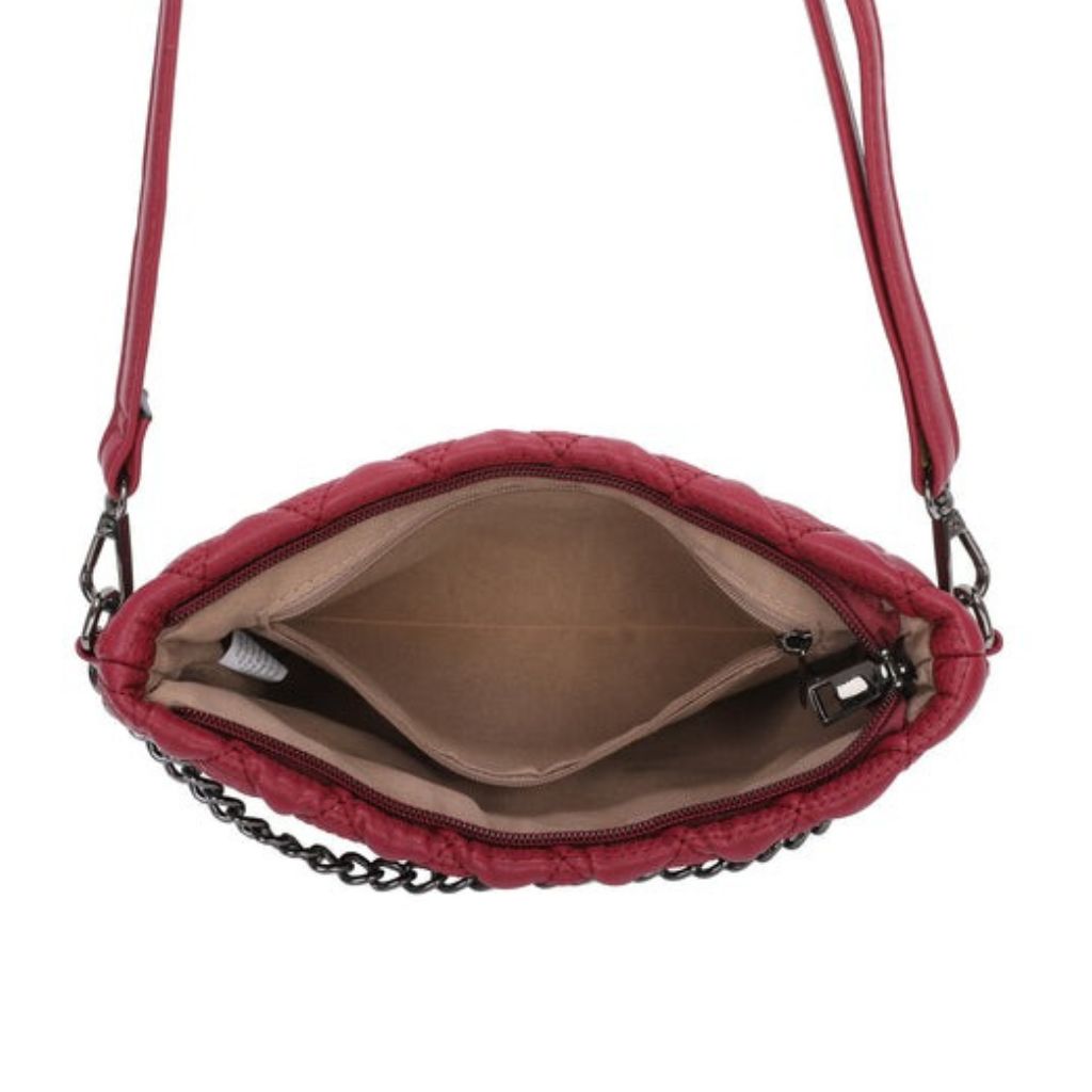 Craze London Traingle Pattern Crossody Bag