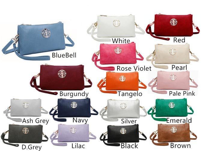 Craze London Womens Wristlet Crossbody Bag