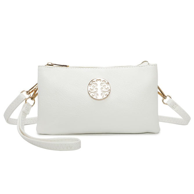 Craze London Womens Wristlet Crossbody Bag
