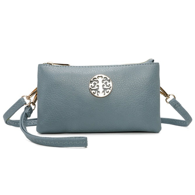 Craze London Womens Wristlet Crossbody Bag