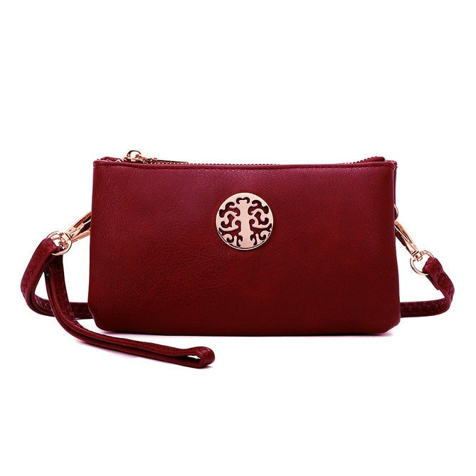 Craze London Womens Wristlet Crossbody Bag